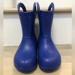 Crocs Unisex-Child Rain Boot in Blue (Size 13)